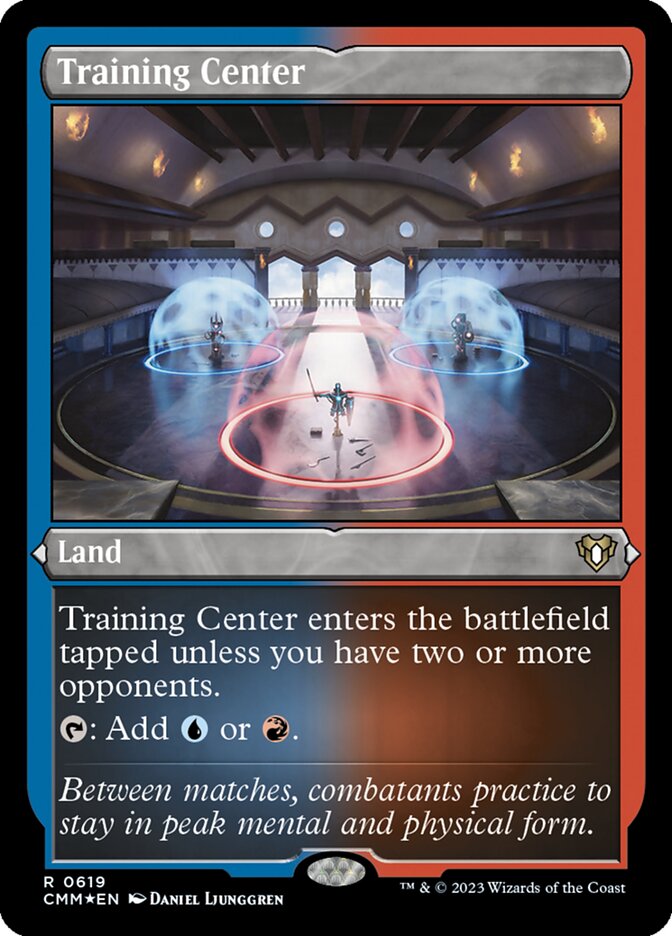 Training Center card front