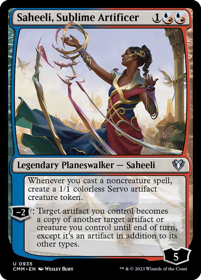 Saheeli, Sublime Artificer card front