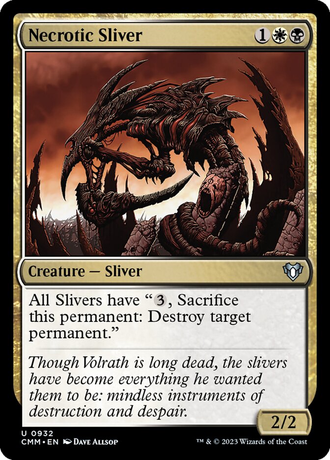 Necrotic Sliver card front
