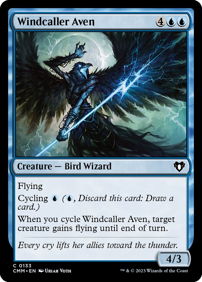 Windcaller Aven card front