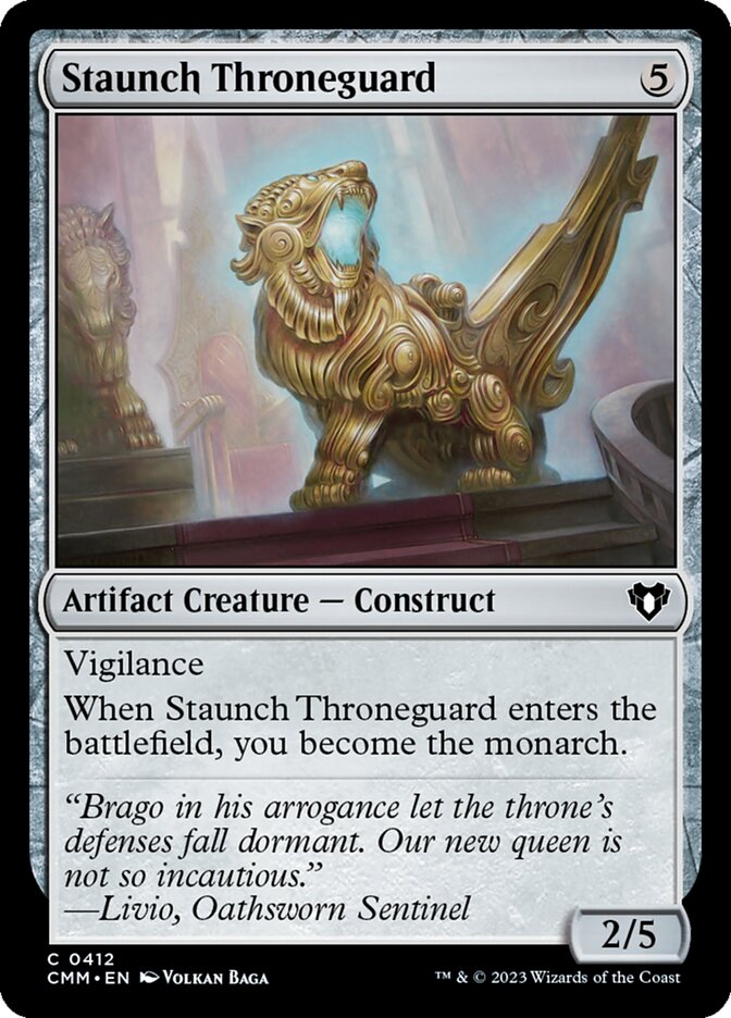 Staunch Throneguard card front