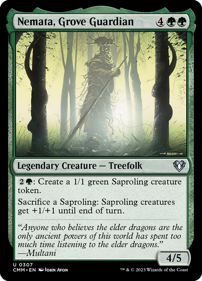 Nemata, Grove Guardian card front