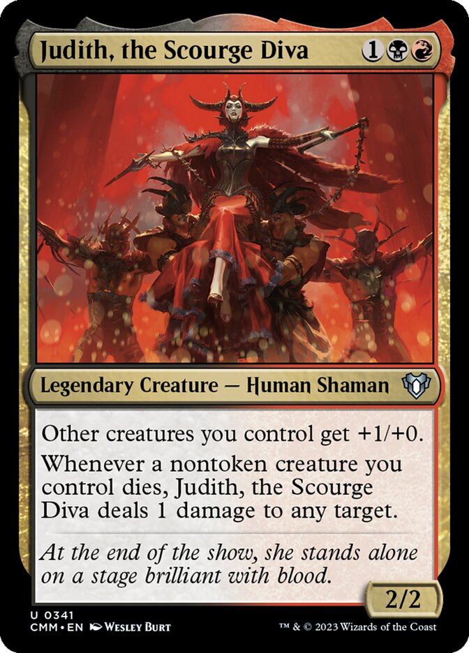Judith, the Scourge Diva card front