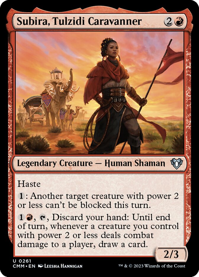 Subira, Tulzidi Caravanner card front