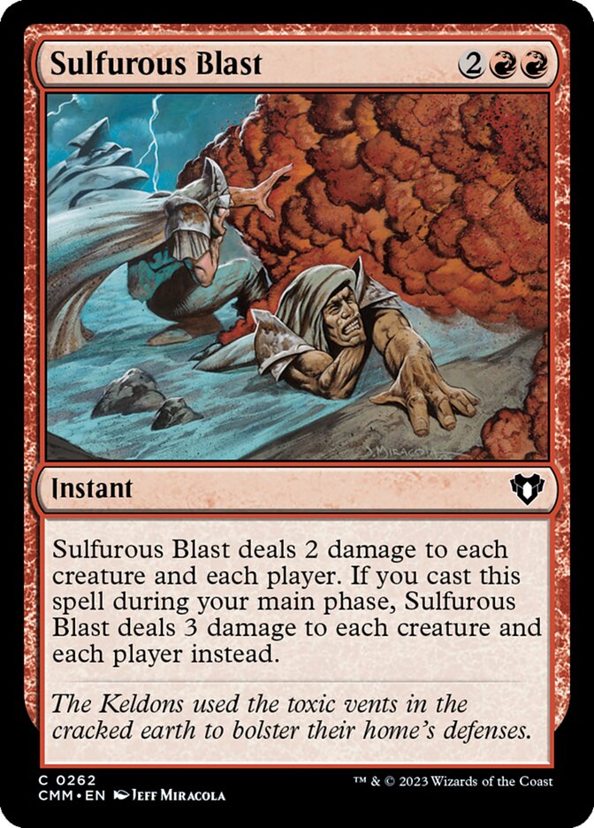 Sulfurous Blast card front