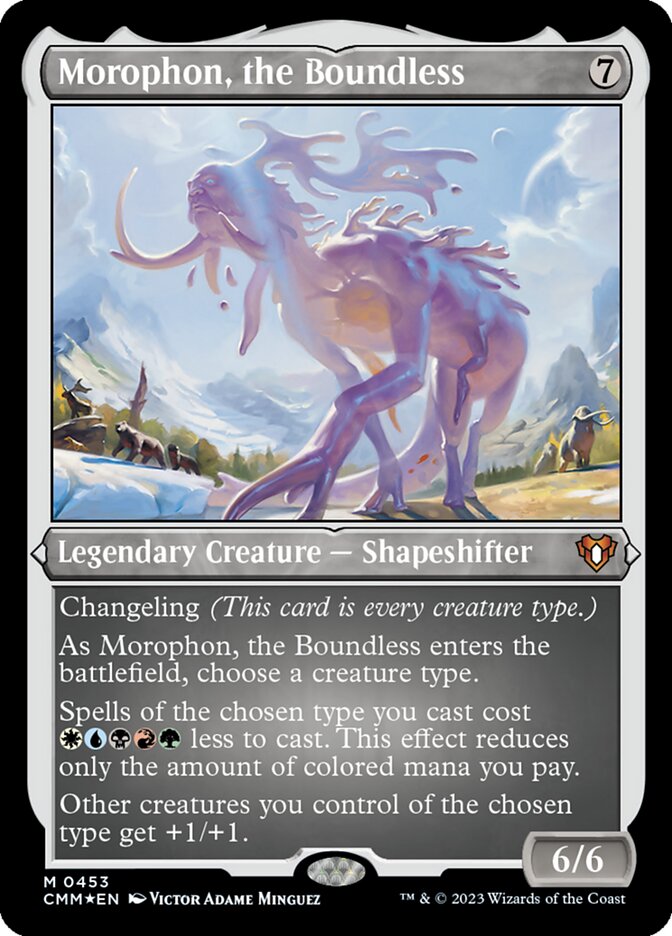 Morophon, the Boundless card front