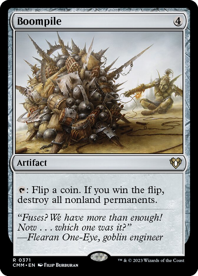 Boompile card front