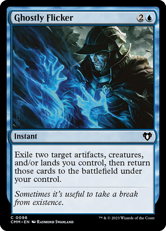 Ghostly Flicker card front