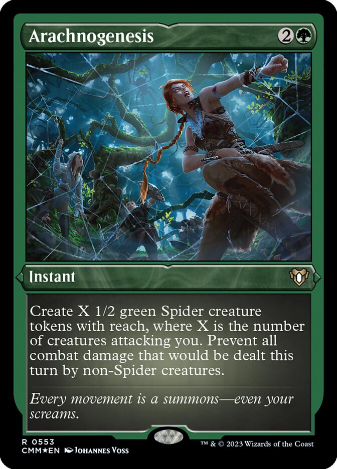 Arachnogenesis card front