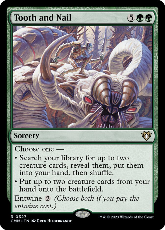 Tooth and Nail card front