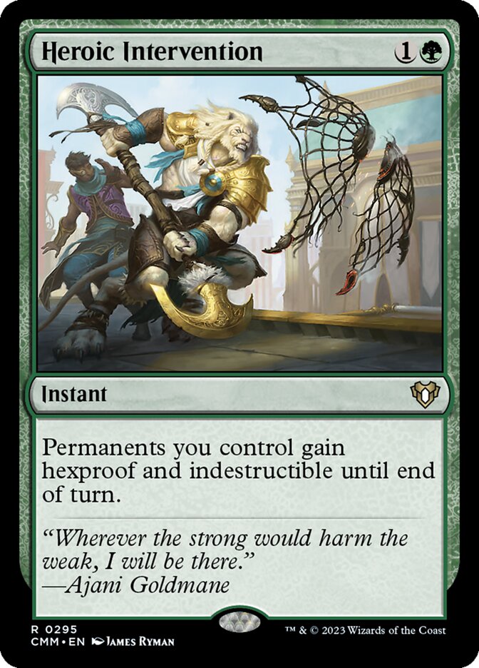 Heroic Intervention card front