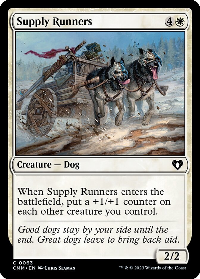 Supply Runners card front