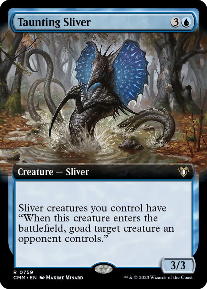 Taunting Sliver card front