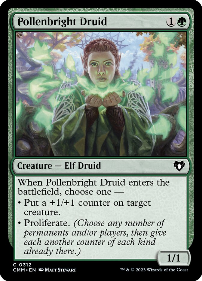 Pollenbright Druid card front