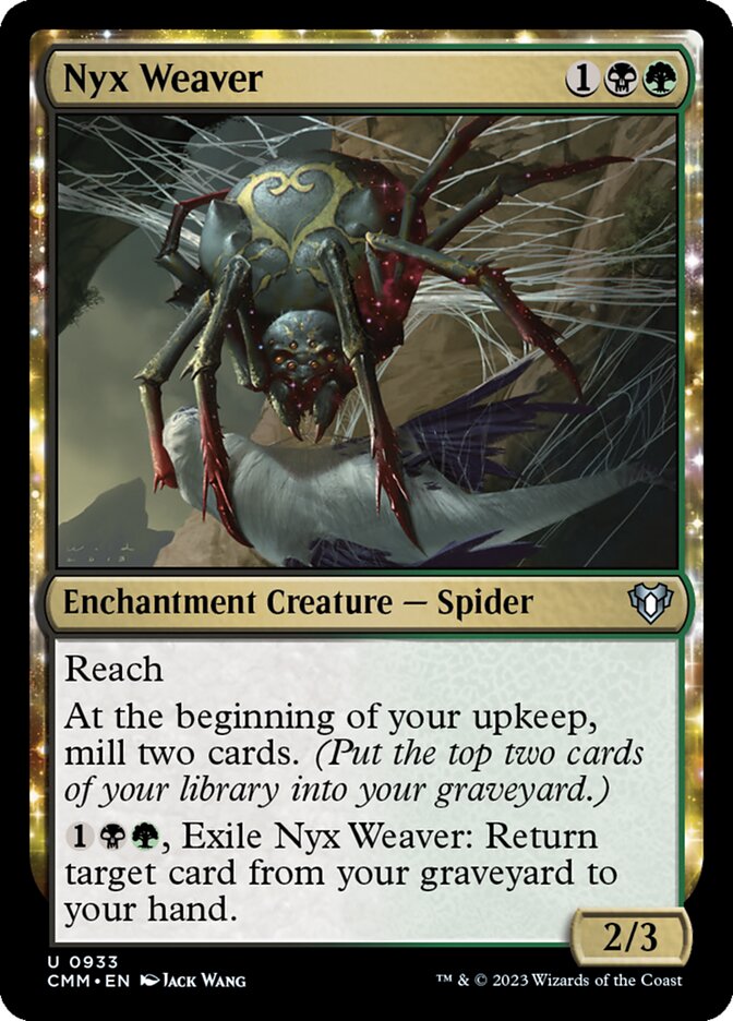 Nyx Weaver card front