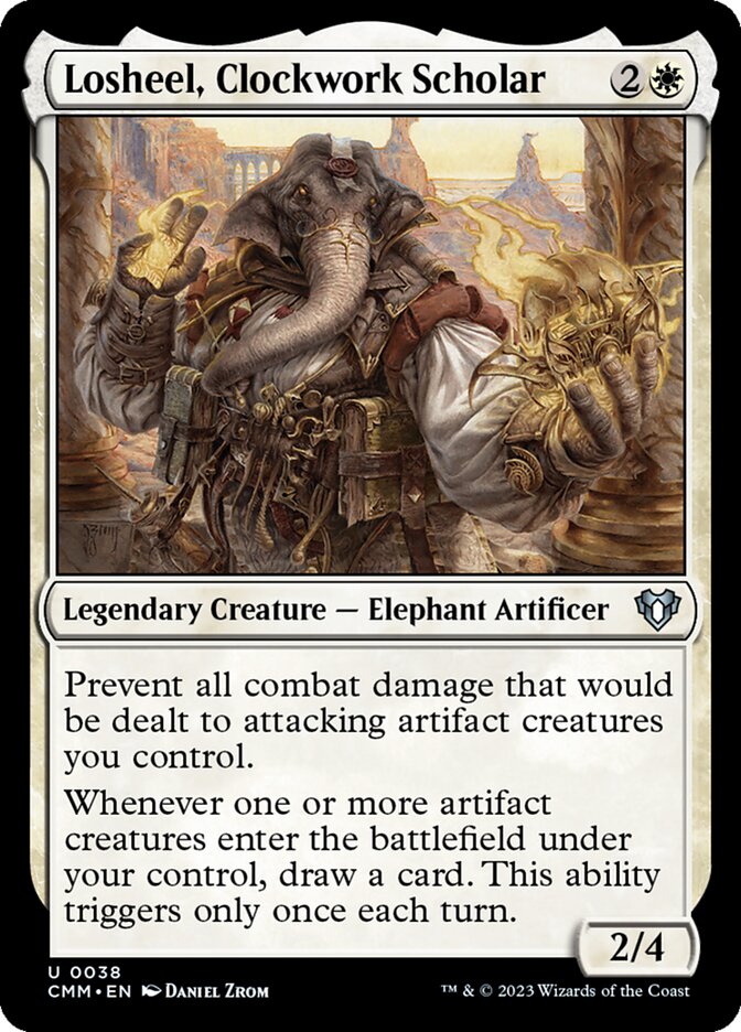 Losheel, Clockwork Scholar card front