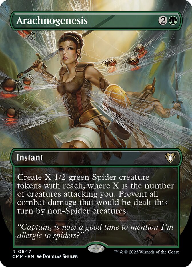 Arachnogenesis card front