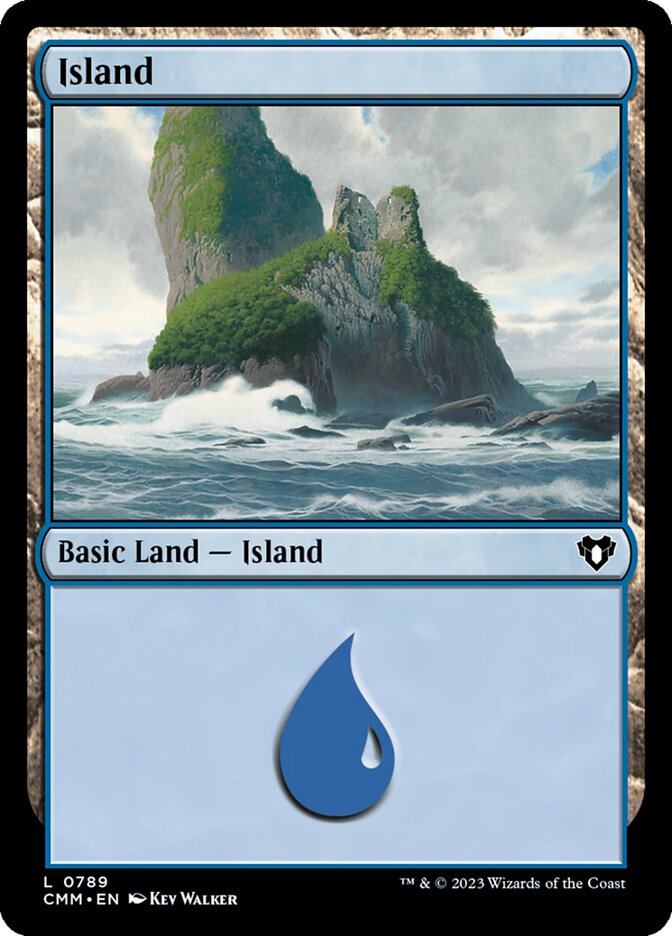 Island card front