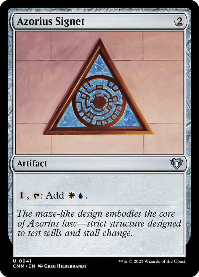 Azorius Signet card front