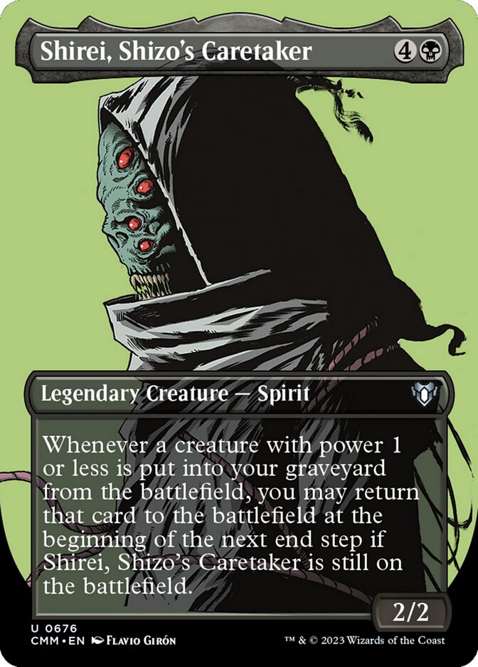 Shirei, Shizo's Caretaker card front