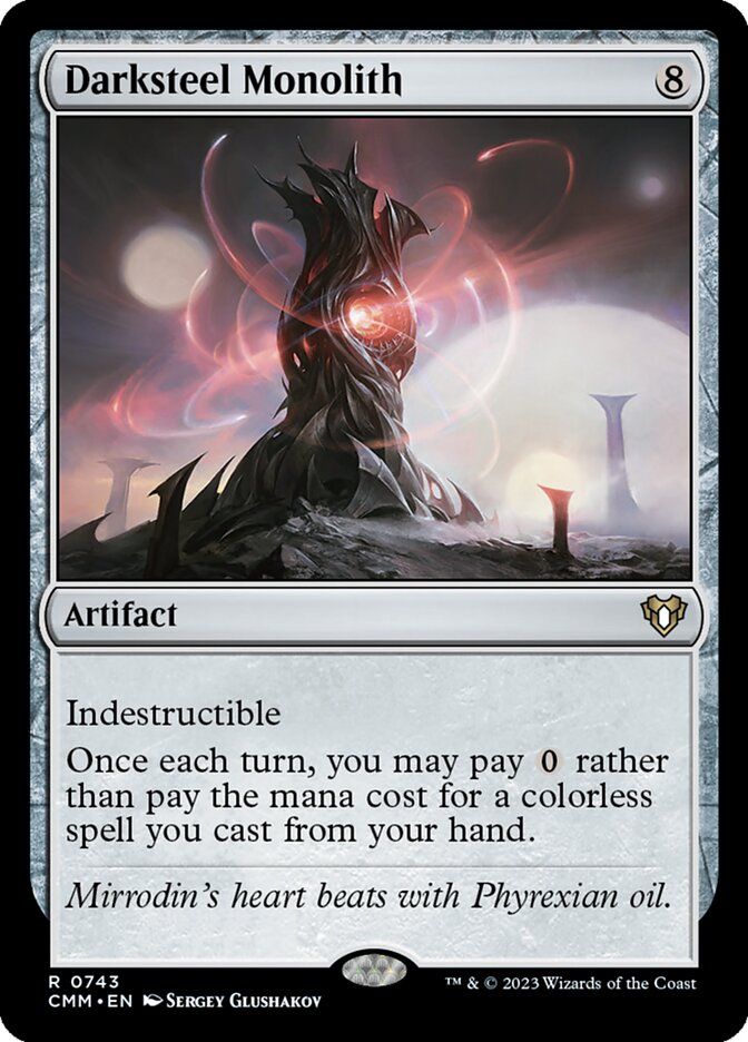 Darksteel Monolith card front