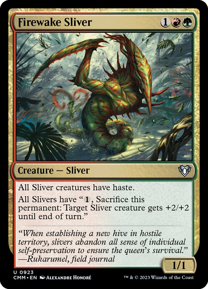 Firewake Sliver card front
