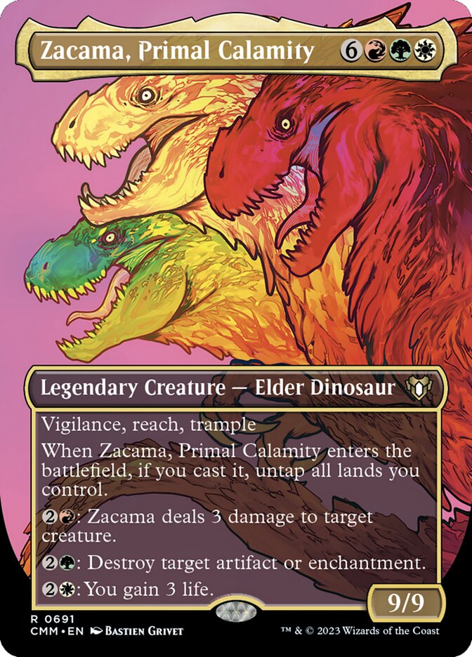 Zacama, Primal Calamity card front