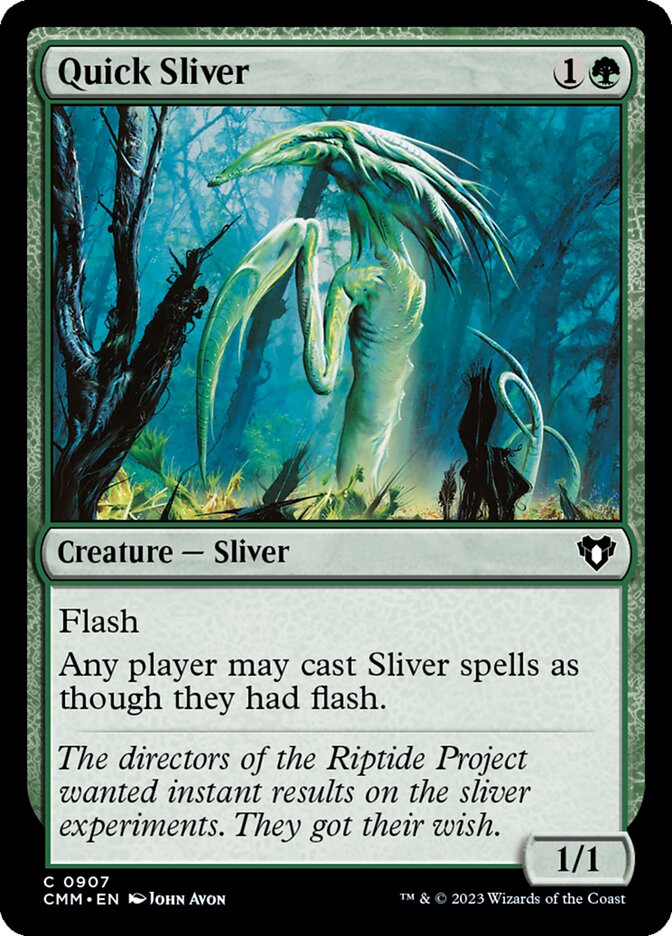 Quick Sliver card front