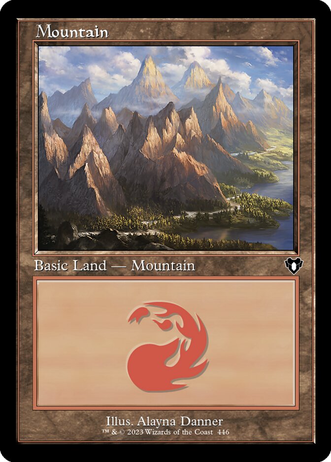 Mountain card front