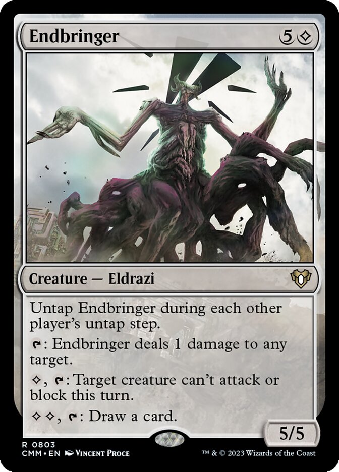 Endbringer card front