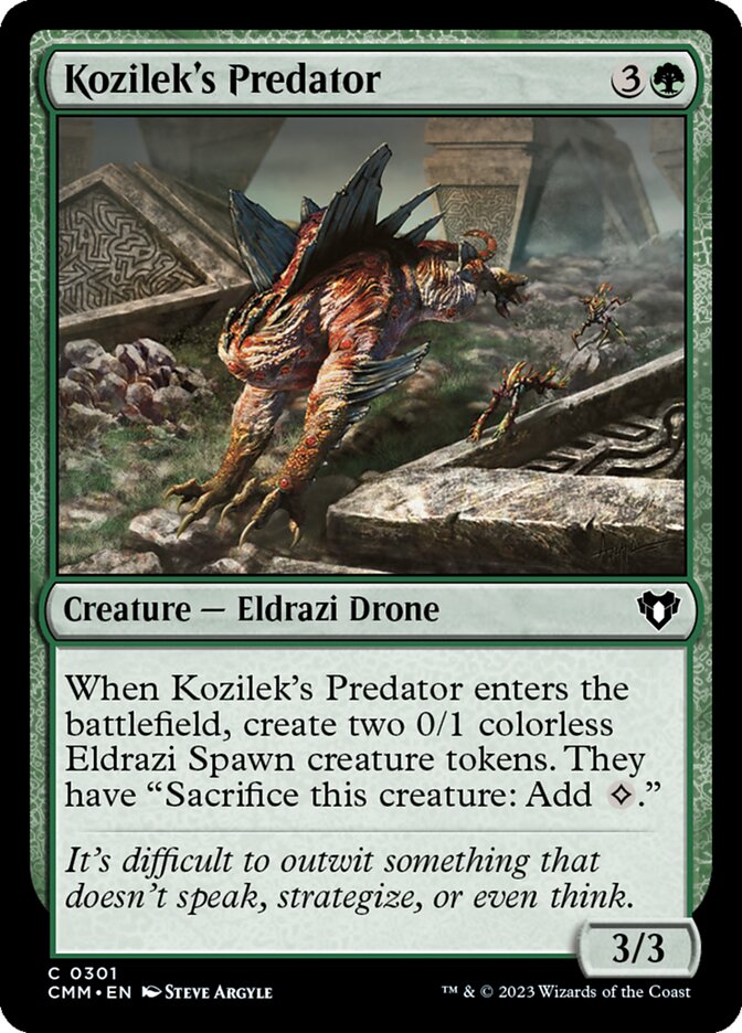 Kozilek's Predator card front