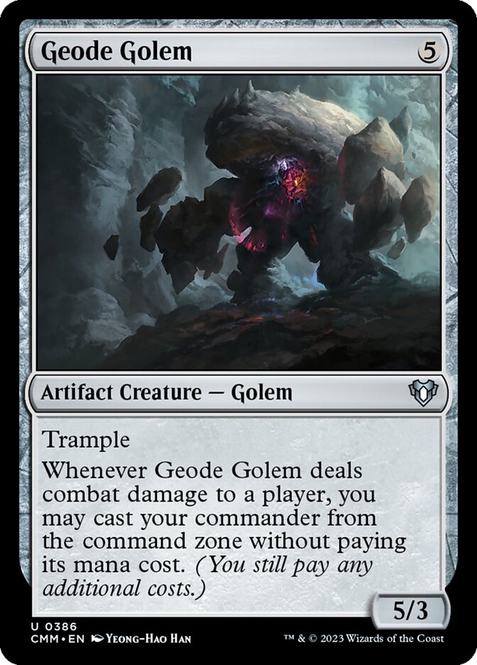 Geode Golem card front