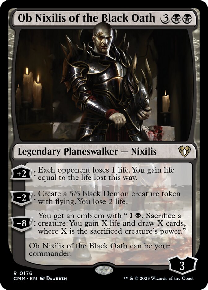 Ob Nixilis of the Black Oath card front