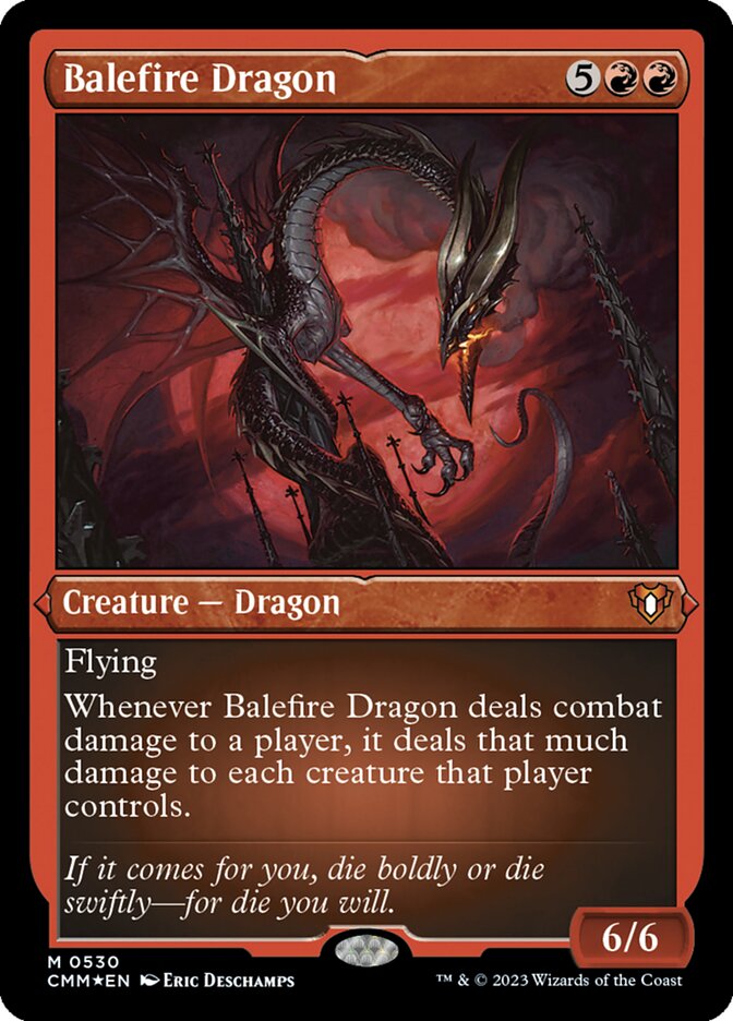 Balefire Dragon card front