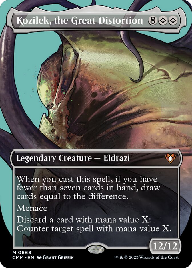 Kozilek, the Great Distortion card front