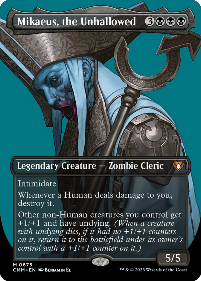Mikaeus, the Unhallowed card front