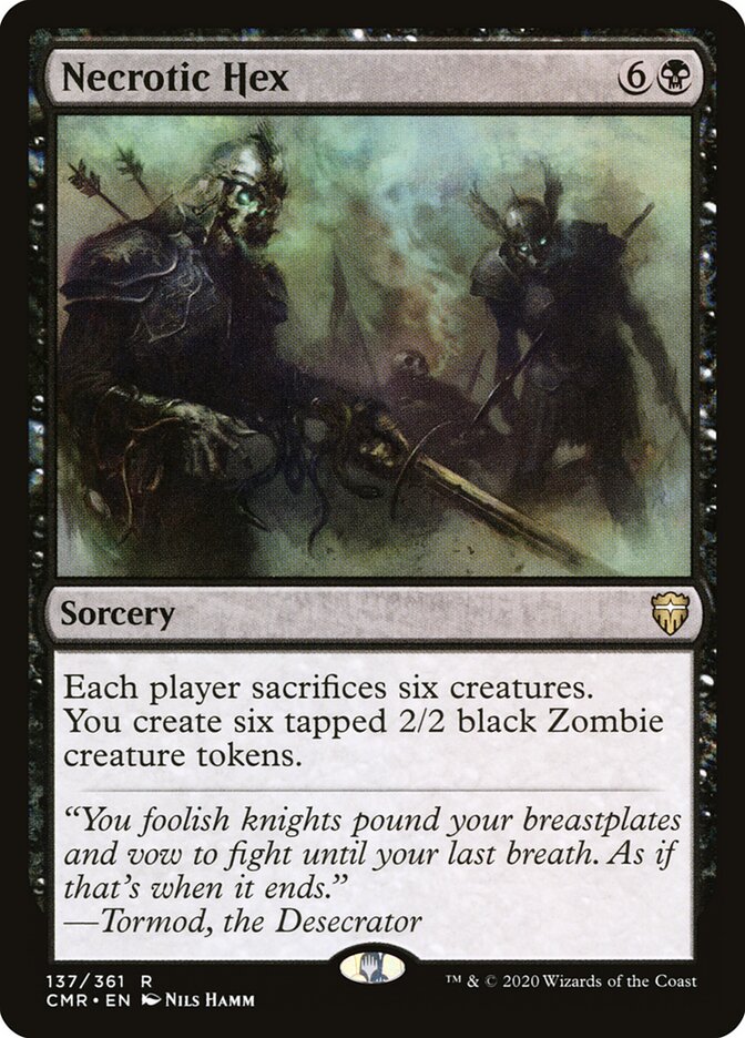Necrotic Hex card front