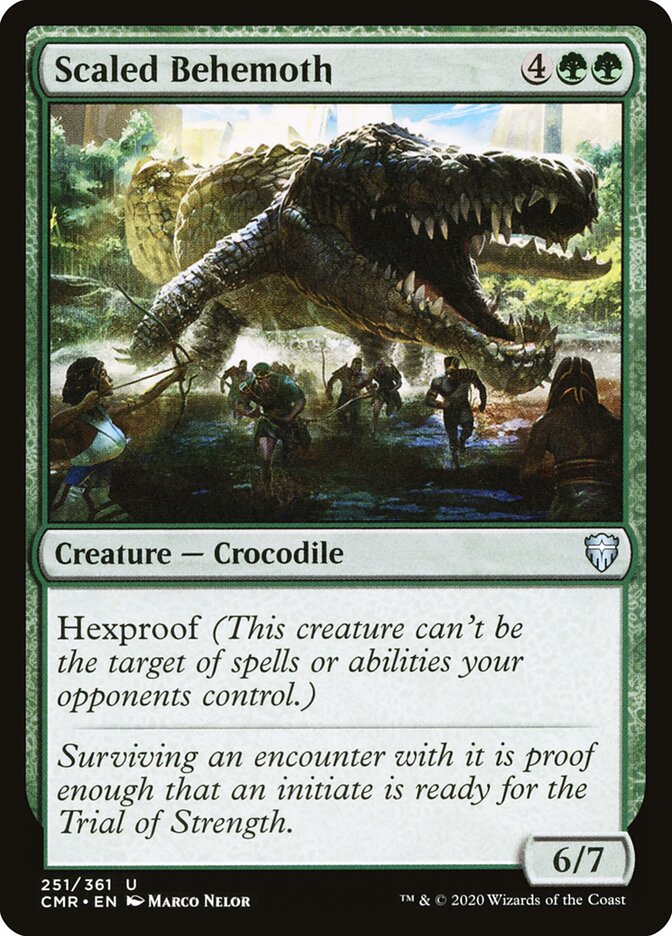 Scaled Behemoth card front