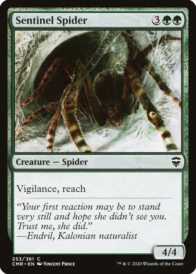 Sentinel Spider card front