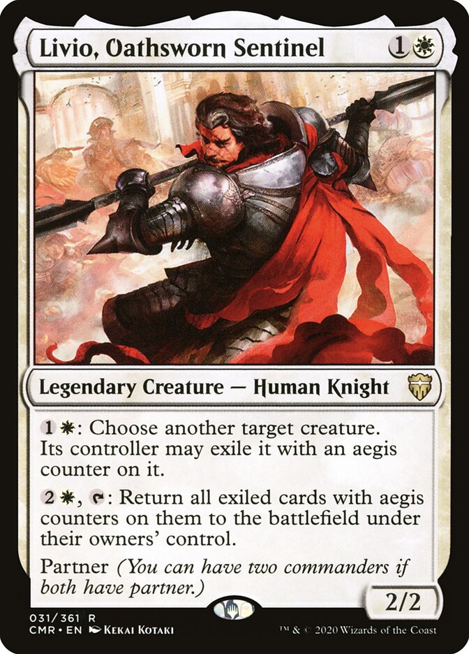 Livio, Oathsworn Sentinel card front