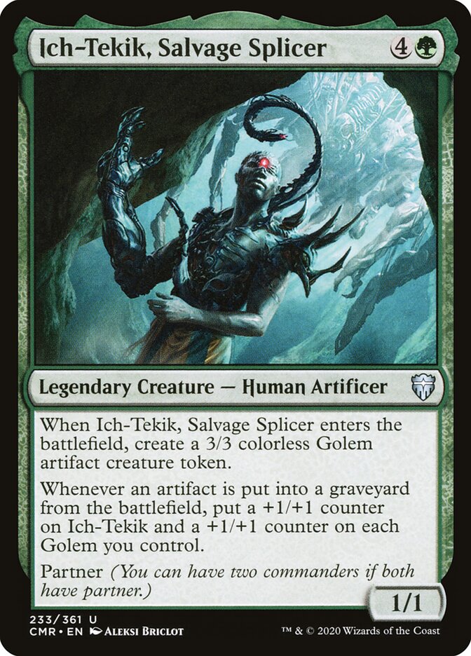 Ich-Tekik, Salvage Splicer card front