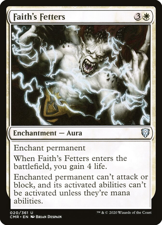 Faith's Fetters card front