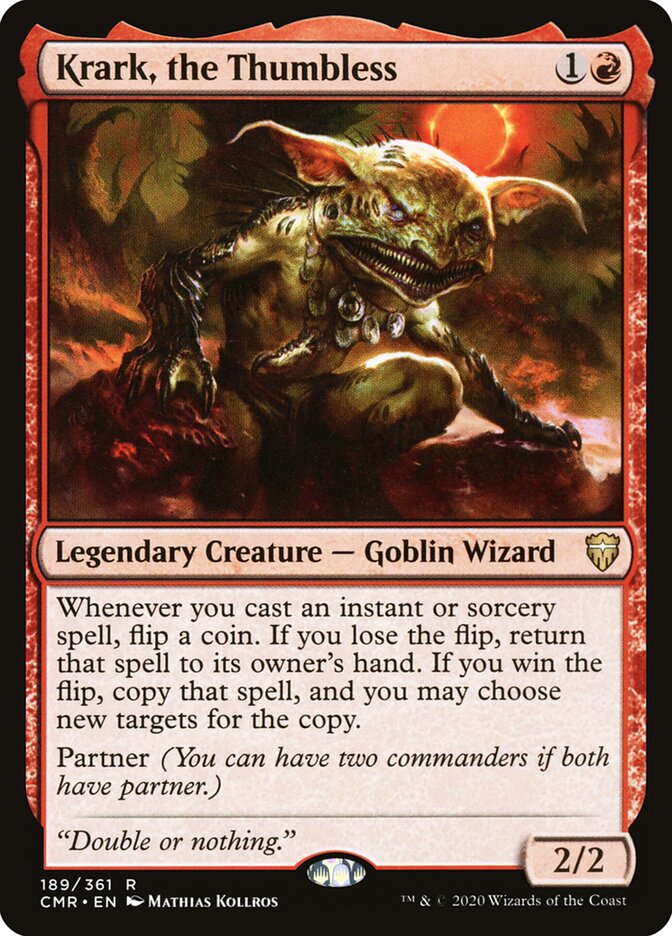 Krark, the Thumbless card front