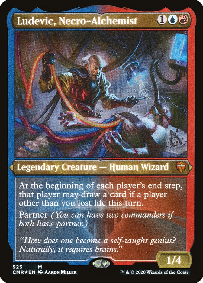 Ludevic, Necro-Alchemist card front