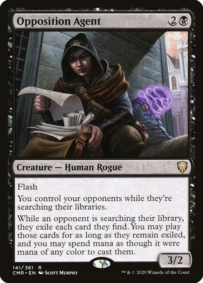 Opposition Agent card front