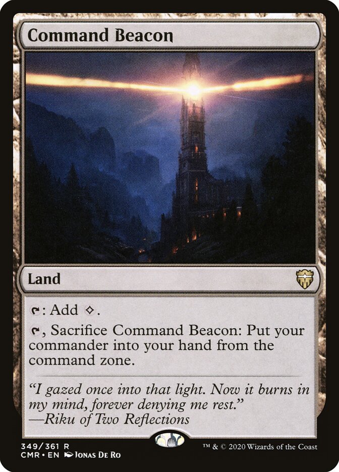 Command Beacon card front