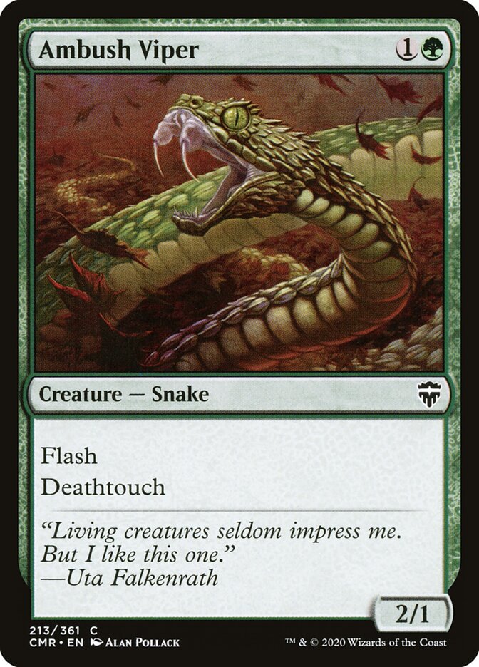 Ambush Viper card front