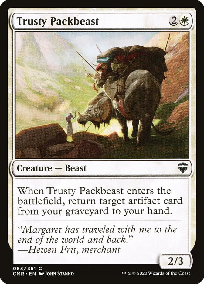 Trusty Packbeast card front