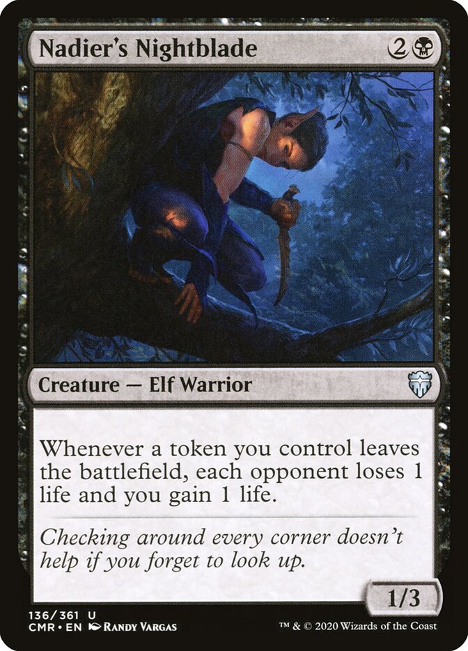 Nadier's Nightblade card front