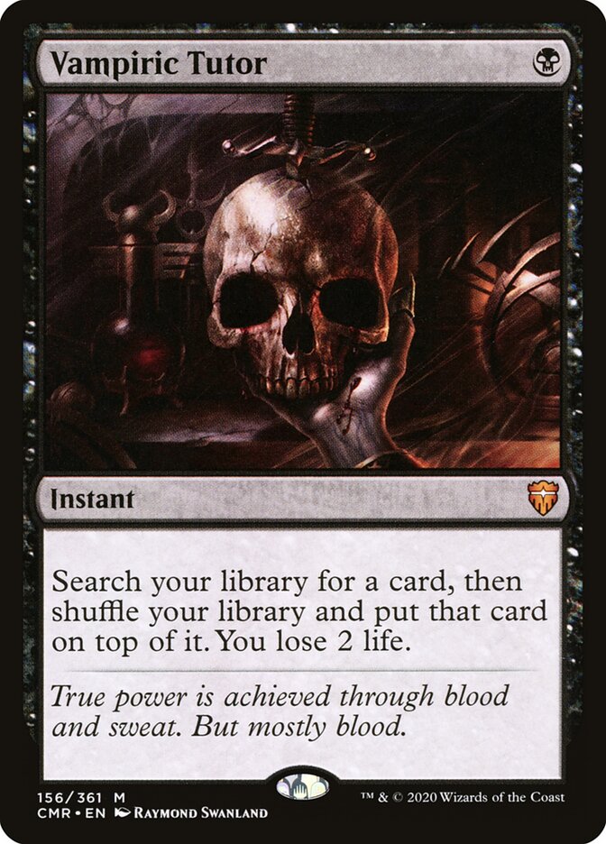 Vampiric Tutor card front